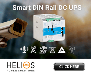 Smart DIN Rail DC UPS 12V 24V 48V Modbus TCP/IP